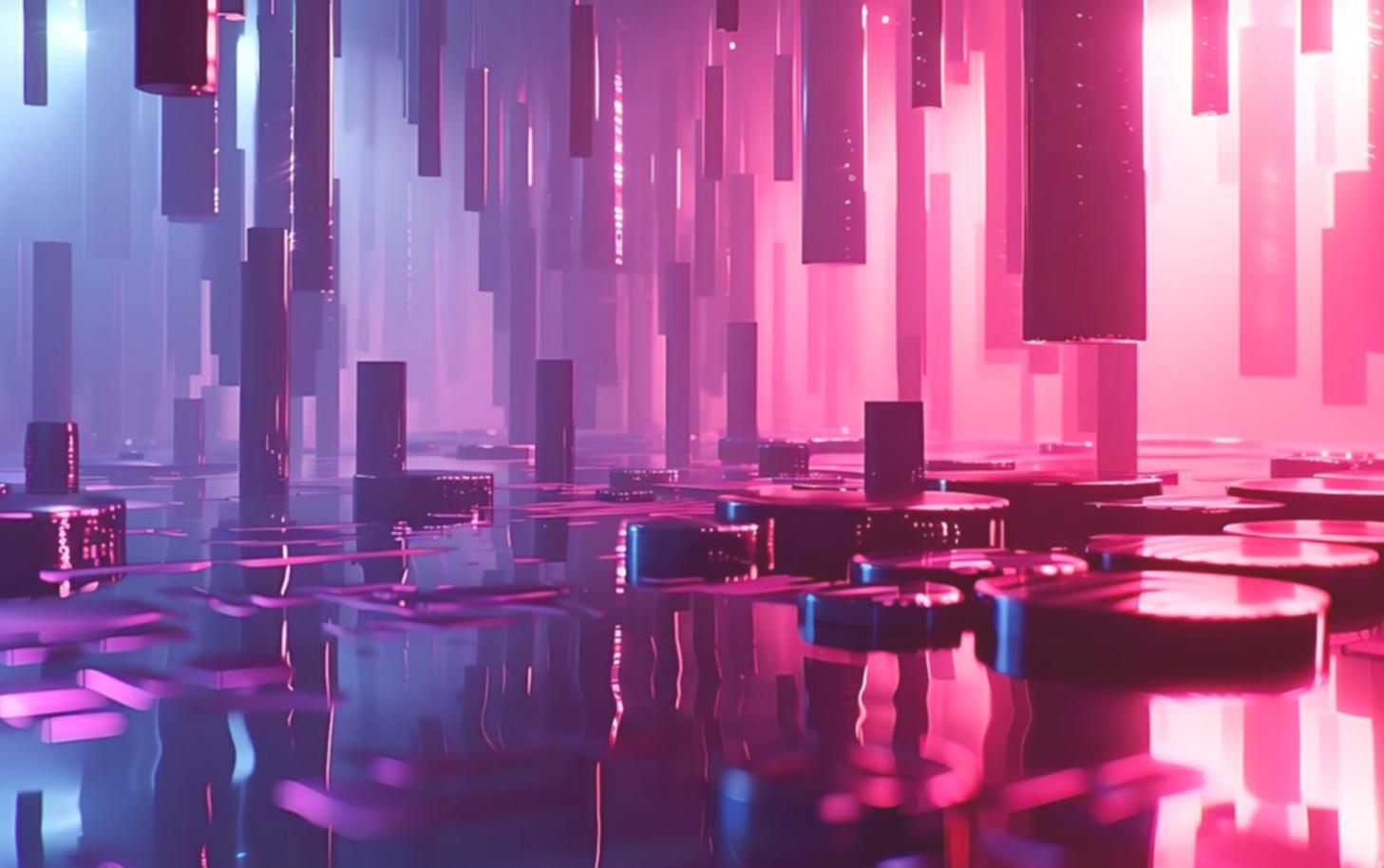 Technische Visualisierung von KI-Metriken und Systemüberwachung